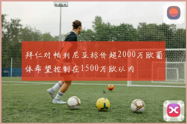 拜仁对帕利尼亚标价超2000万欧葡体希望控制在1500万欧以内